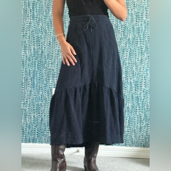 ME+EM Navy Maxi Skirt - Picture 5 of 8